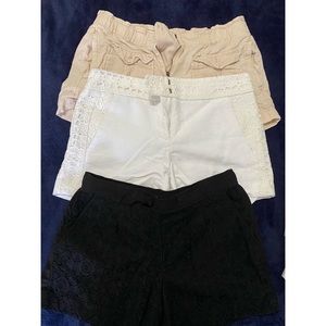 Lot of 3 Loft Shorts